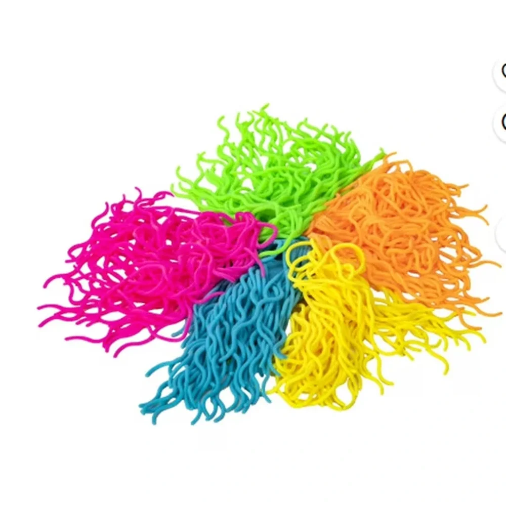 🔥Nee Doh Ramen Noodlies Sensory Fidget Toy Stretchy Noodles 5 Colors BNWT🔥